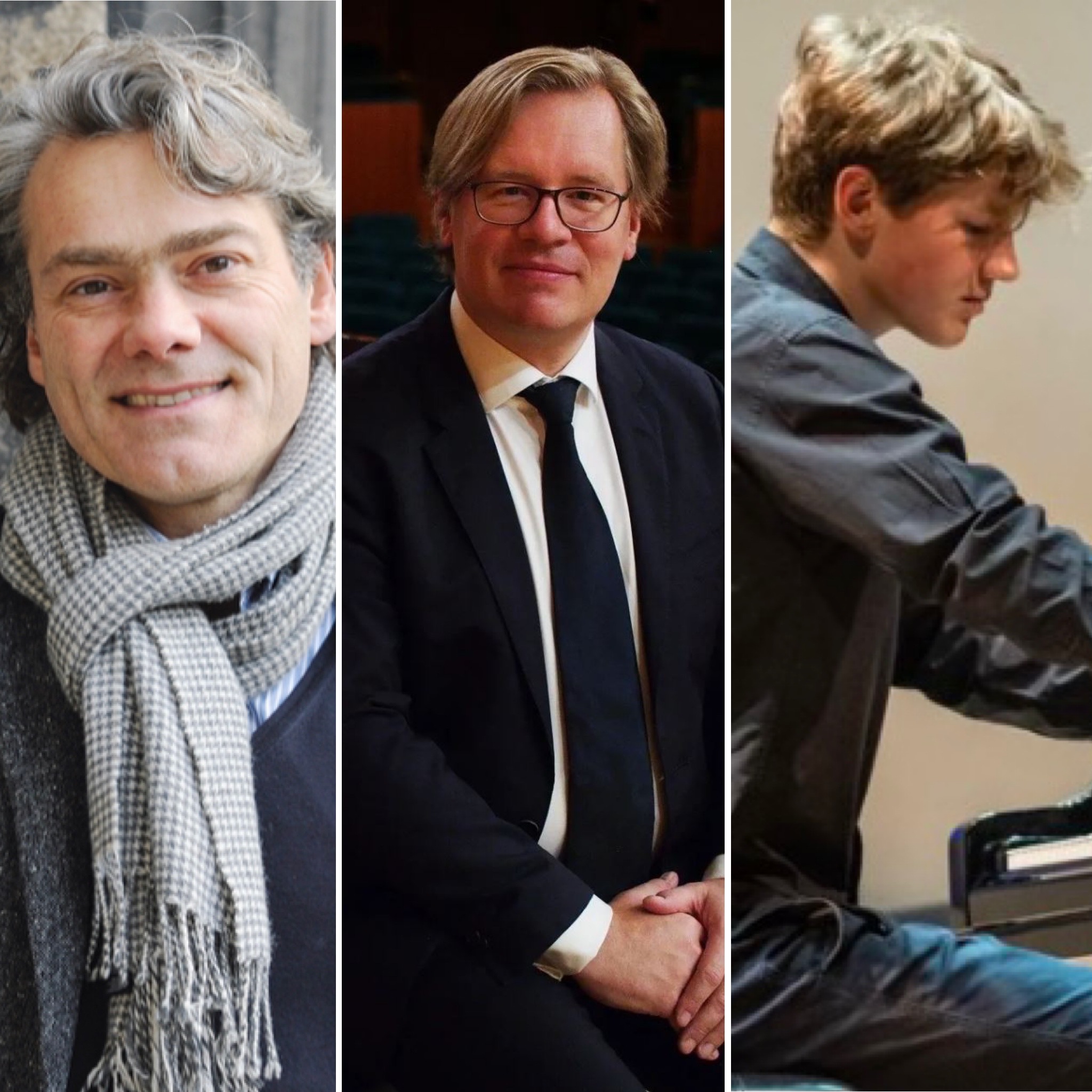 „Total Klavier“ – Gerold Huber jun., Markus Bellheim und Johannes Huber (Klavier) & Amadis-Ensemble München